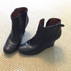 Lanvin black booties